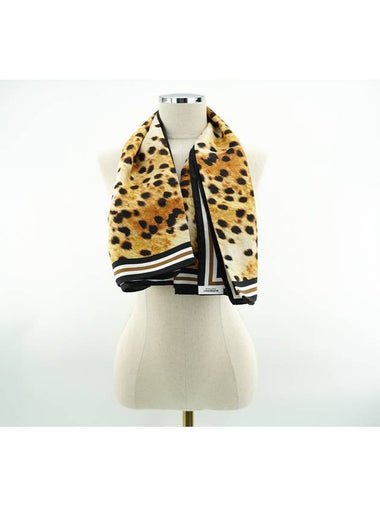 Scarf 80343611 Silk Leopard Muffler Women Ladies Recommended - BURBERRY - BALAAN 1