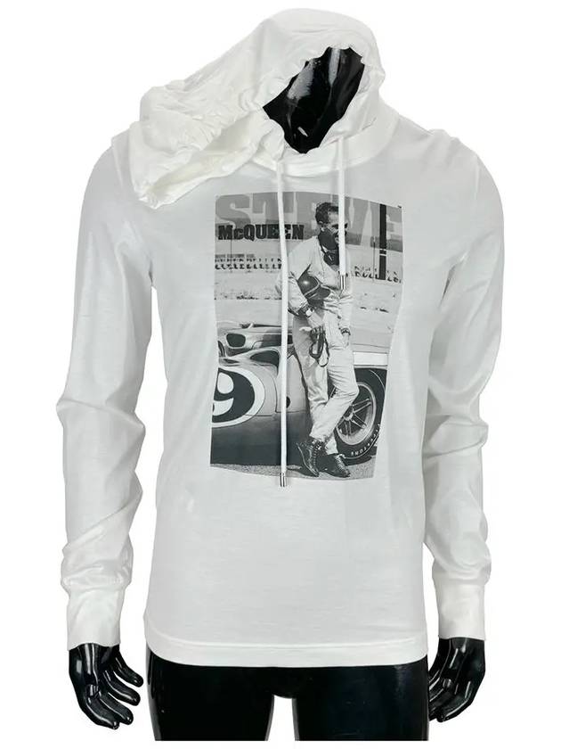 Steve Mcqueen Racing Hoodie White - DOLCE&GABBANA - BALAAN 3