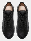 Vinci X Leather Low Top Sneakers Black - BUTTERO - BALAAN 3