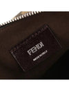 Melon FF Jacquard Small Shoulder Bag Brown - FENDI - BALAAN 6