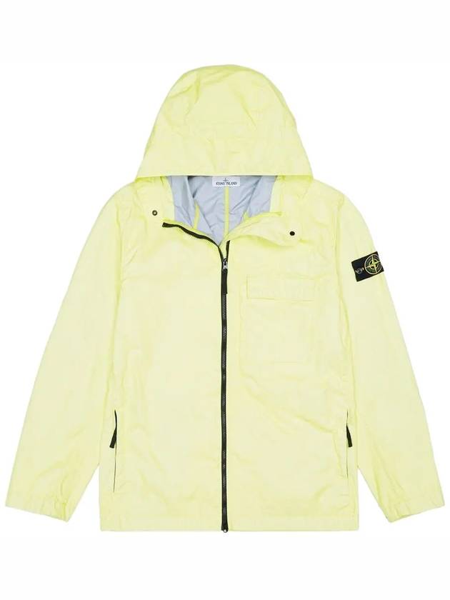 Wappen Patch Hooded Jacket Yellow - STONE ISLAND - BALAAN 3