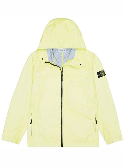 Wappen Patch Hooded Jacket Yellow - STONE ISLAND - BALAAN 2