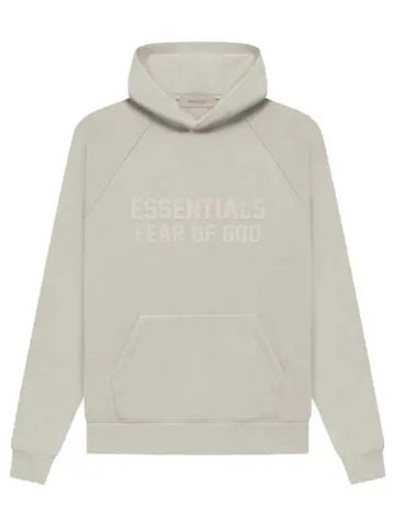 Essential Logo Pullover Brushed Hooded Smoke Men's TShirt 192SU222051F SK - FEAR OF GOD - BALAAN 1