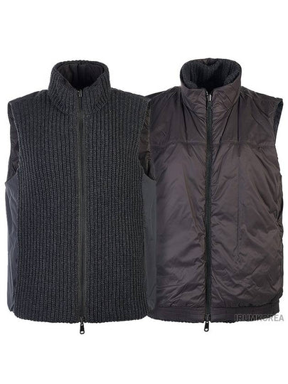 Women's Reversible High Neck Zip-Up Vest Black - BRUNELLO CUCINELLI - BALAAN 2