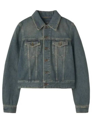 Classic Denim Jacket Deep Vintage Blue - SAINT LAURENT - BALAAN 1