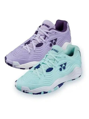 YONEX SHT F5LACEX FUSIONREV5 AC LADIES2023 Women s Fusion Rev 5 Tennis Shoes All Court Lavender Mint - YOUNESS - BALAAN 1