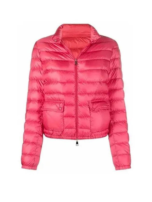 Lans Lightweight Short Padding Fuchsia Pink - MONCLER - BALAAN 1