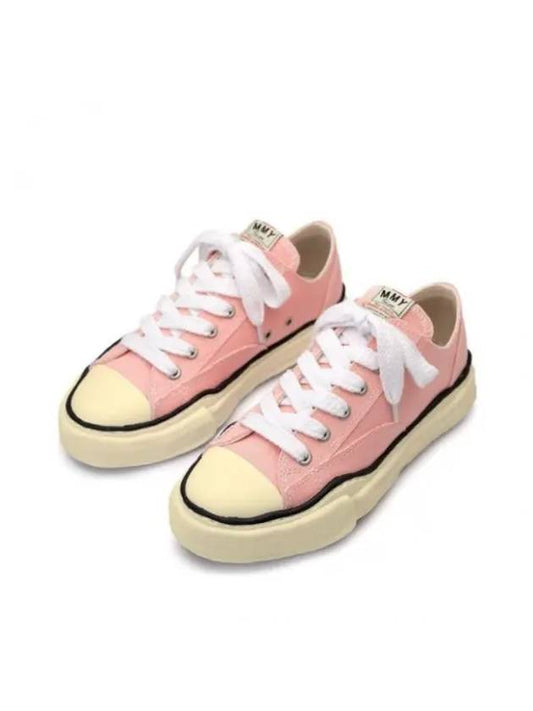 MAISON A09FW733 PINK Peterson OG Sole Canvas Low Top Sneakers - MIHARA YASUHIRO - BALAAN 1