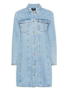 Alpine Denim Short Dress Blue - A.P.C. - BALAAN 3