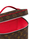 Nice Mini Toiletry Monogram Cosmetic Pouch Bag Brown Red - LOUIS VUITTON - BALAAN 6