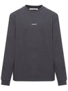 Logo Print Long Sleeve T-Shirt Black - ACNE STUDIOS - BALAAN 1