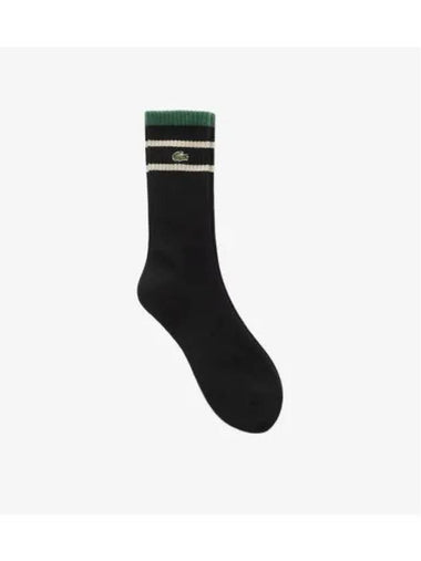 men sports socks black - LACOSTE - BALAAN 1