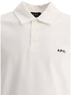 Austin Embroidery Logo Polo Shirt White - A.P.C. - BALAAN 5