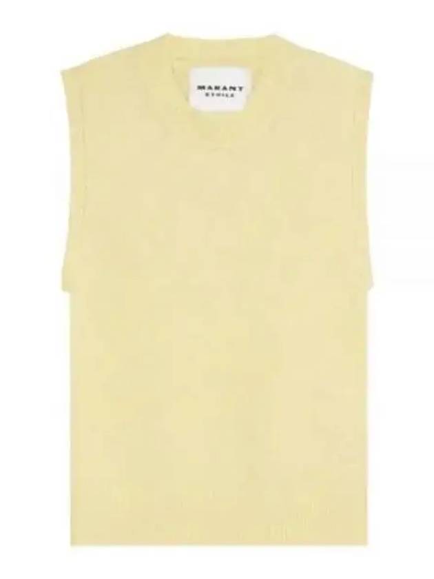 Ametis Knit Vest Light Yellow - ISABEL MARANT - BALAAN 2