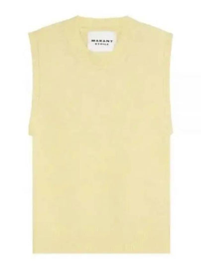 Ametis Knit Vest Light Yellow - ISABEL MARANT - BALAAN 2