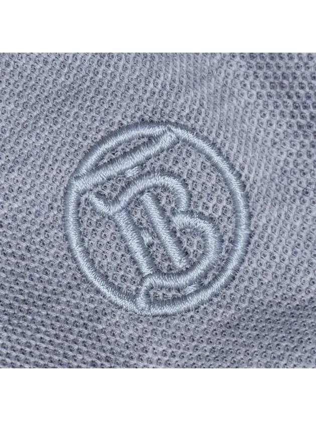 Men's Monogram Logo Polo Shirt Grey - BURBERRY - BALAAN 4