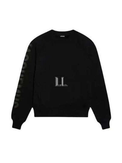 Le Typo Logo Print Cotton Sweatshirt Black - JACQUEMUS - BALAAN 2