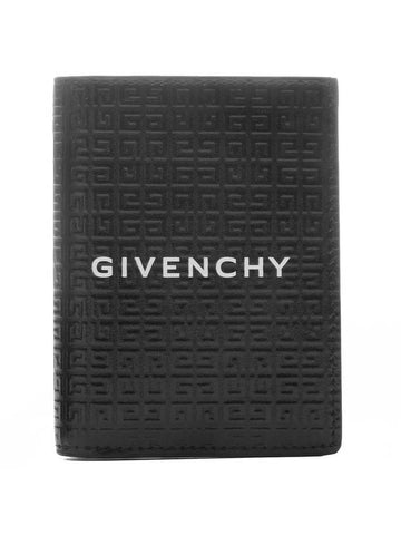 6CC Embossed Logo Card Wallet Black - GIVENCHY - BALAAN 1