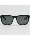 Eyewear Linea Rossa Square Sunglasses Black - PRADA - BALAAN 4