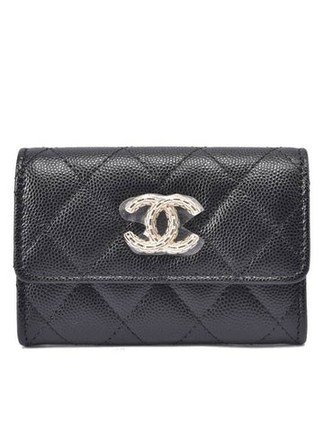 Unused as of August 24 Workshop Collection Big CC Card Wallet AS4093 - CHANEL - BALAAN 1