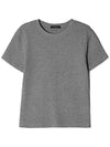 64 Sequential delivery Waffle Half Crop T Gray - LESEIZIEME - BALAAN 6