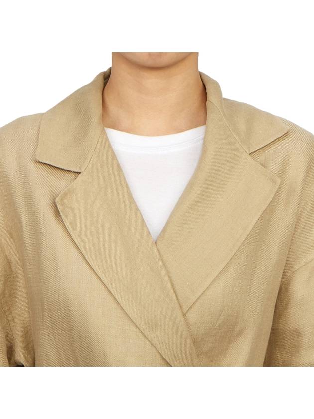 15041022650 ALPINO 001 Women s Linen Jacket - MAX MARA - BALAAN 7