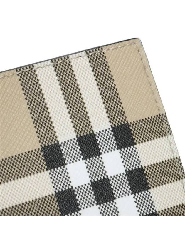 Vintage Check Logo Bifold Wallet Archive Beige - BURBERRY - BALAAN 6