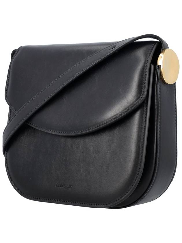 BLACK Padded leather Coin shoulder bag J07WG0055 P6569 001 - JIL SANDER - BALAAN 4