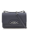 Heather Large Leather Shoulder Bag Dark Grey - MICHAEL KORS - BALAAN 1