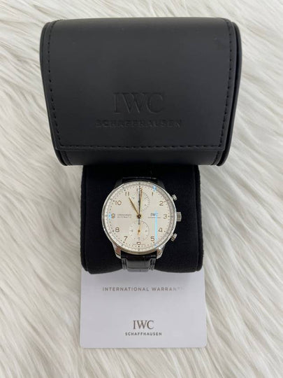 Women s Portugieser Chrono Gold Hands 19 Years Old IW371604 Condition - IWC - BALAAN 2