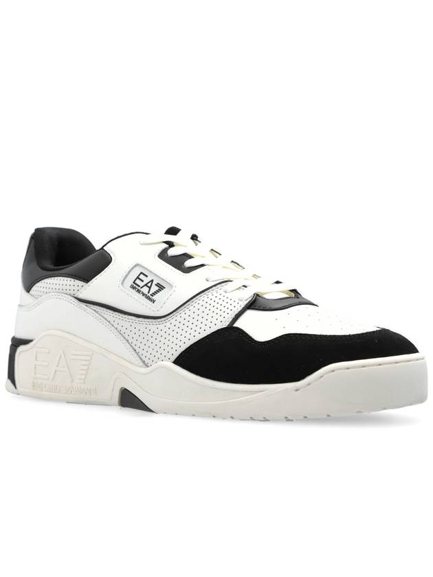 EA7 Emporio Armani Sports Shoes With Logo, Men's, White - EMPORIO ARMANI - BALAAN 4