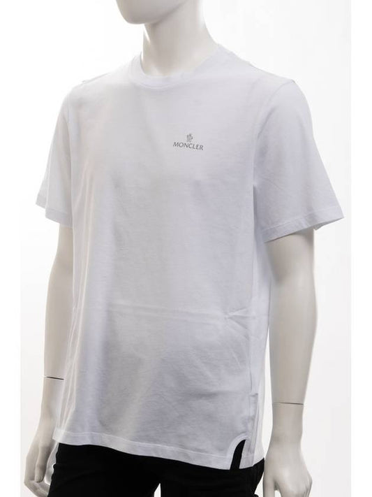 Logo Short Sleeve T-Shirt White - MONCLER - BALAAN 2