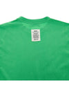 Fantastic Green Logo Short Sleeve T-Shirt Green - MSGM - BALAAN 9