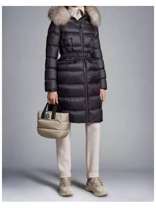 Boedic Long Down Padding Black - MONCLER - BALAAN 4