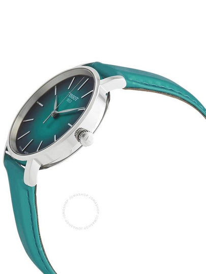 Tissot Everytime Lady Quartz Turquoise Dial Watch T1432101709100 - TISSOT - BALAAN 2