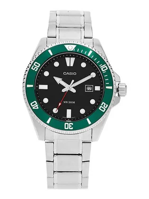 Watch MDV 107D 3AVDF 3A Analog Green Marlin Men s Metal - CASIO - BALAAN 2