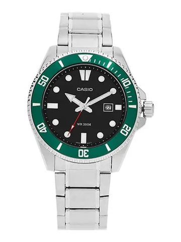 Watch MDV 107D 3AVDF 3A Analog Green Marlin Men s Metal - CASIO - BALAAN 1