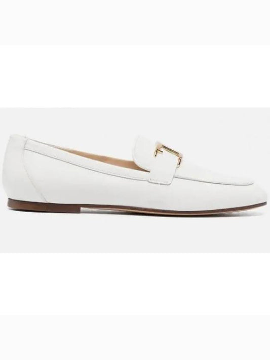 T Timeless Leather Loafers White - TOD'S - BALAAN 2