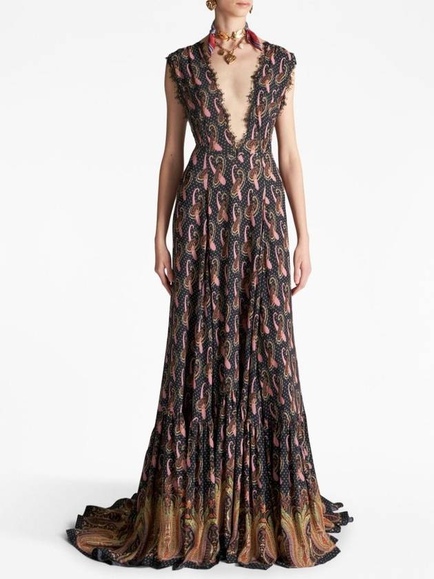 23 fw Sable Long Dress 1169452100001 B0040503568 - ETRO - BALAAN 3