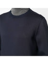 Lettering Logo Sweatshirt Navy - KITON - BALAAN 3