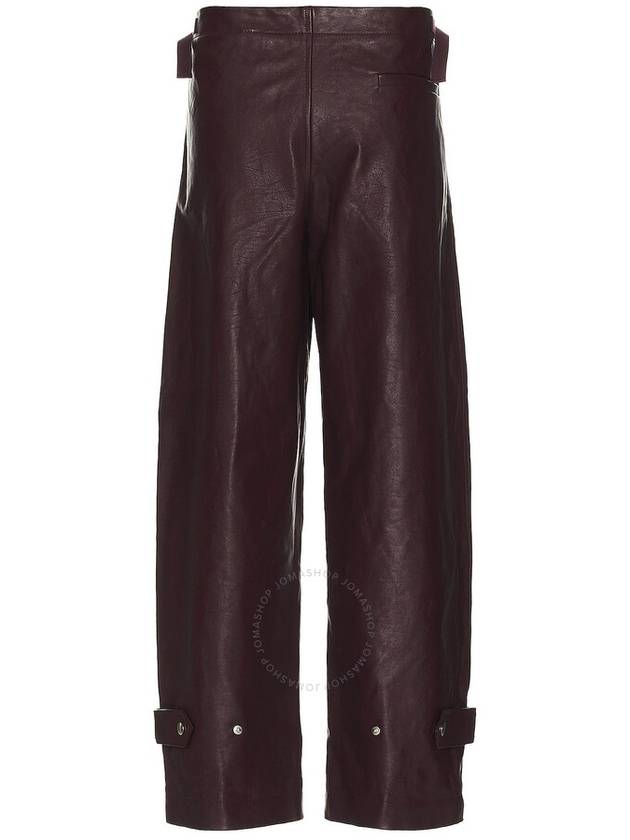 pleated leather pants 8079086 - BURBERRY - BALAAN 3