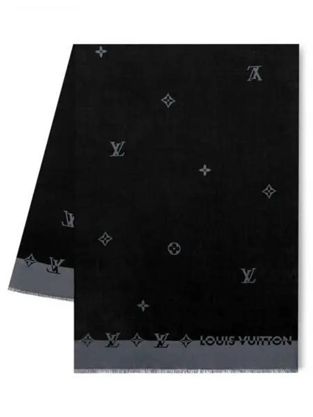 Graphic Dual Stall Muffler Black M79732 - LOUIS VUITTON - BALAAN 1