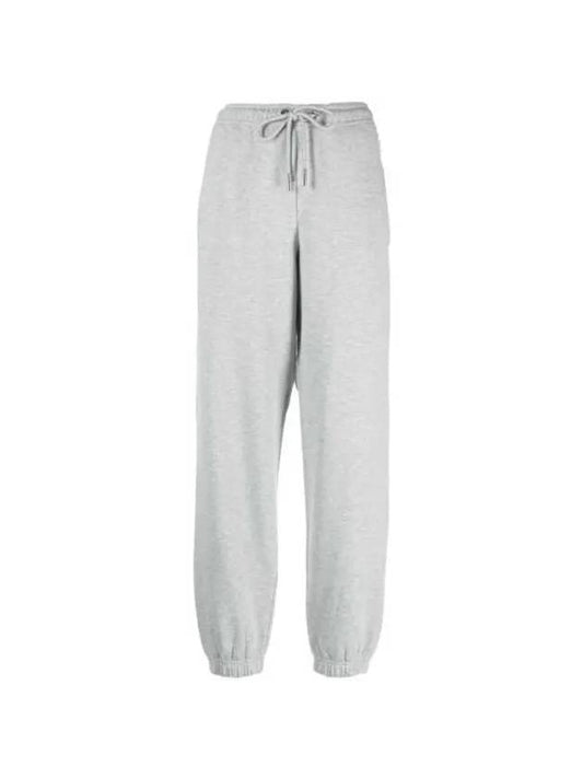 Logo Patch Fleece Jogger Track Pants Grey - MONCLER - BALAAN 1