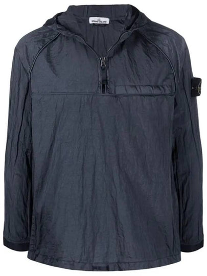 Men's Wappen Patch Metal Nylon Anorak Navy - STONE ISLAND - BALAAN 2