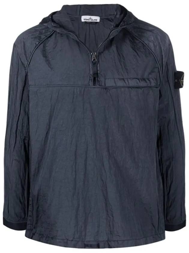 Men's Wappen Patch Metal Nylon Anorak Navy - STONE ISLAND - BALAAN 3