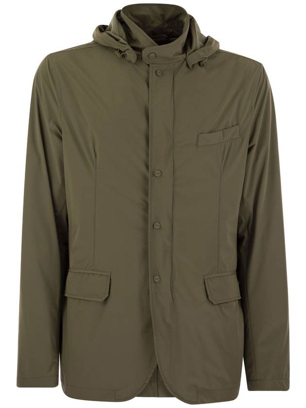 Jacket GA000159U 12582 7730 MILITARY GREEN - HERNO - BALAAN 2