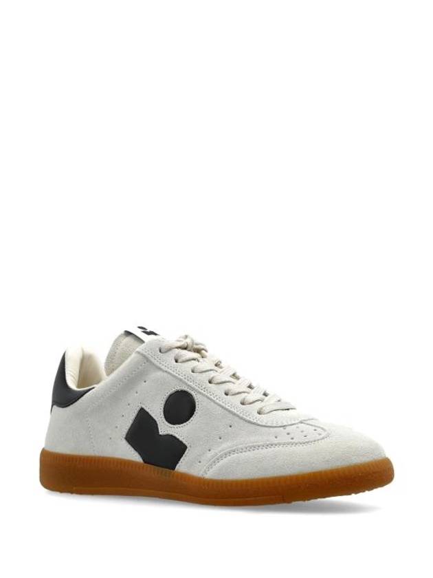 Logo Low Top Sneakers Black Chalk - ISABEL MARANT - BALAAN 3