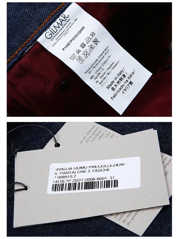 Denim Indigo Raw Earthquake 25D1 D006 6001 - SIVIGLIA - BALAAN 8