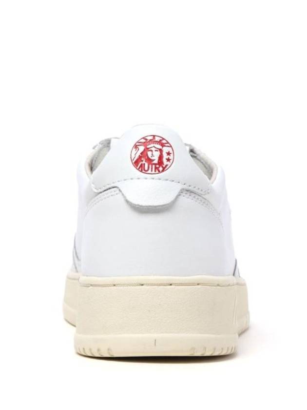 Men's Medalist Leather Low Top Sneakers White - AUTRY - BALAAN 4