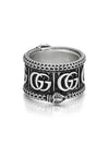 Double G Snake Ring Silver - GUCCI - BALAAN 3